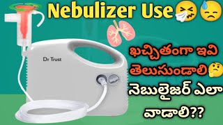 How To Use Nebulizer  How to Use Nebulizer For Baby at Home  Nebulizer for Kids amp Adults Dr Trust [upl. by Siednarb]