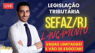 SEFAZ RJ  LTE  LANÇAMENTO AO VIVO [upl. by Corella]