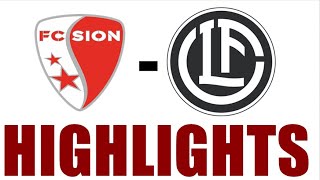 FC Sion  FC Lugano Highlights 00  Swiss Super League 202425 [upl. by Dnanidref]