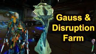 Warframe Disruptions amp Gauss Farming Made EASY [upl. by Yerffej]