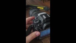 Nikon D7000 TutorialFlash and Focus Lock modes [upl. by Cavanaugh]