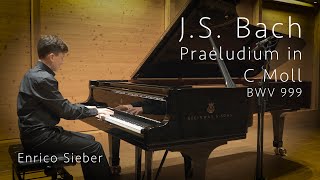 JS Bach Prelude in C minor BWV 999  Enrico Sieber [upl. by Blank]