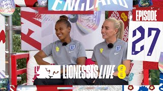 Parris amp Greenwood Chat Pranks Fave Meals amp Historic Games  Ep27  Lionesses Live connected by EE [upl. by Koralle]