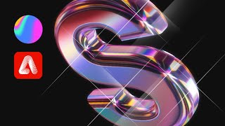 How to Create New Iridescent Material in Spline App x Adobe Firefly [upl. by Michelina128]