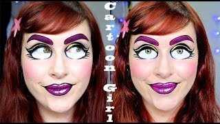 Cute Cartoon Girl Makeup Tutorial [upl. by Creighton]