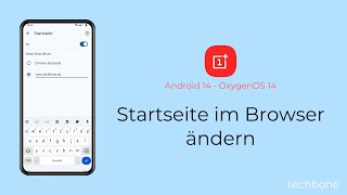 Startseite im Browser ändern  OnePlus Android 14  OxygenOS 14 [upl. by Bartko492]