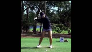 In Gee ChunA Near PERFECT Golf Swing [upl. by Nerehs]