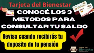 Como consultar saldo de tu tarjeta Bienestar [upl. by Snej67]