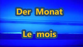 Jours et Mois en allemand  Tage und Monate [upl. by Hauge]