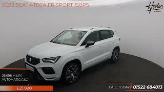 SEAT ATECA FR SPORT 20TDI 150PS  2022 [upl. by Egide]