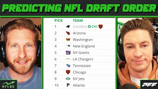 Predicting Final 2024 Draft Order  Mock Draft  NFL Stock Exchange [upl. by Cordelie]