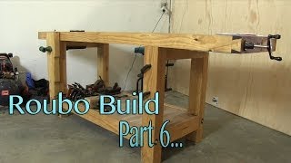 Build a solid workbench on a budget split top roubo Part 6 The Dovetail version 2 [upl. by Aldos]