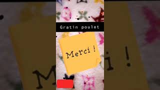 Recette de gratin poulet [upl. by Tirrag]