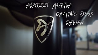 Arozzi Arena Gaming Desk Review  Is it Worth the Money [upl. by Arracat50]