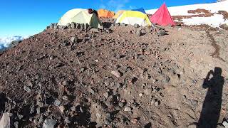 Chimborazo Summit Push 1 High Camp  RAW Footage [upl. by Elsy]