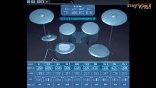 GTG Drum Sampler II  Free VST  myVST Demo [upl. by Eelrahs]