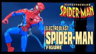 Spectacular Spiderman Electro Blast Spiderman Figure Review [upl. by Bonnie]