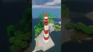 Lighthouse  Minecraft Timelapse Shorts [upl. by Azeret752]