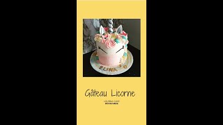 Montage et décoration dun gâteau licorne [upl. by Assilen]