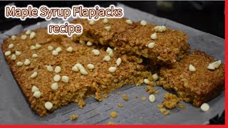 EASY Maple Syrup Flapjacks recipe [upl. by Atiekan784]