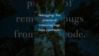 Debugging The process of removing bugs from your code InspireShorts ProgrammingHumor CoderLife [upl. by Danyette]