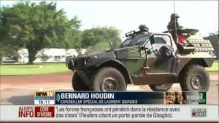 Laurent Gbagbo arrêté par les forces françaises  11 avril 2011  Côte dIvoire [upl. by Flann]