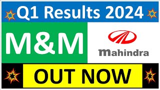 MampM q1 results 2024  Mahindra And Mahindra q1 results MampM Share News  MampM Share latest news today [upl. by Buffo700]