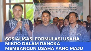 Flog Sosialisasi Formalisasi Usaha Micro [upl. by Henley]