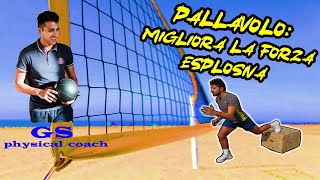 ALLENAMENTO PALLAVOLO 5 esercizi per migliorare la forza esplosiva [upl. by Gravante]