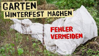 Garten winterfest machen  So bereitest du deinen Gemüsegarten auf den Winter vor [upl. by Einalem]