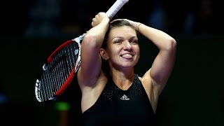 Simona Halep vs Serena Williams  2014 WTA Finals Highlights [upl. by Petie]