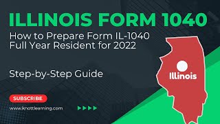 How to File Illinois Form IL1040 Tax Return for a Resident [upl. by Lissa]