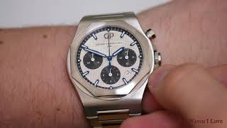 GirardPerregaux Laureato Chronograph Ref810201113111A [upl. by Ennovyhs567]