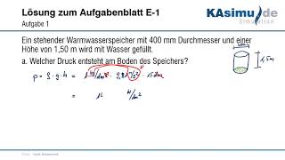 E1 Aufgabe 1 [upl. by Oedama932]