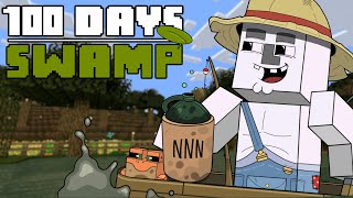 100 Days  Minecraft SWAMP [upl. by Faulkner]