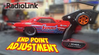 End Points Adjustments EPA Radiolink RC4GSV3  how to [upl. by Nella412]