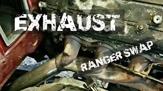 LS V8 RANGER SWAP EXHAUST LS SWAP ON A BUDGET LQ4 [upl. by Eiralam122]