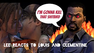 Lee reacts to Clem and Louis the walking dead game season four Please read description [upl. by Ailey]