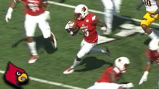 Louisvilles Trumaine Washington Pick Six vs Kent State [upl. by Doyle]