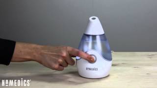 HoMedics Day or Night Ultrasonic Cool Mist Humidifier [upl. by Sandye]