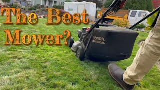 Honda HRC216 Commercial Mower In Action [upl. by Retnuh]