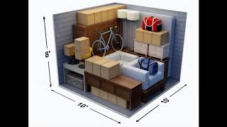 Self Storage Unit Size Guide Video [upl. by Giza]