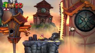 Donkey Kong Country Tropical Freeze  Wing Ding 26 100 Walk Through [upl. by Asquith]