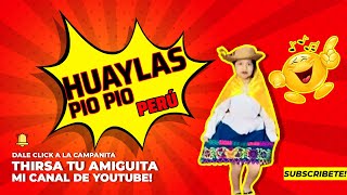 😍😍 HUAYLAS PIO PIO COREOGRAFIA PARA NIÑOS 💯🎁 1 HERMOSO BAILE DE HUAYLAS [upl. by Wycoff]