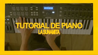 La Sunamita Tutorial de Piano  Montesanto ft Alex Marquez [upl. by Ashil]