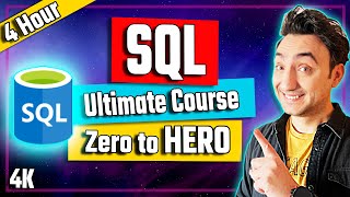 SQL Tutorial for Beginners Ultimate Full Course  From Zero to HERO [upl. by Standley]