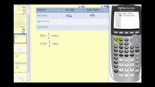 Increasing and Decreasing Trig Functions  Relative Extrema [upl. by Yaner989]