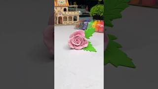 Diy Super Clay se Rose Valentines day special shorts short youtubepartner diy superclay rose [upl. by Taddeusz]