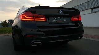 BMW 5er G30  HeckSpoiler  Lippe  RearSpoiler  Abrisskante [upl. by Dnivra]