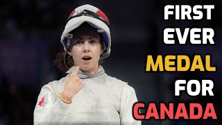 Eleanor Harvey Fencing Highlights 🇨🇦🥉 [upl. by Aihsas]